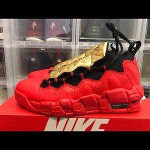 Nike Air More money university red (GS)